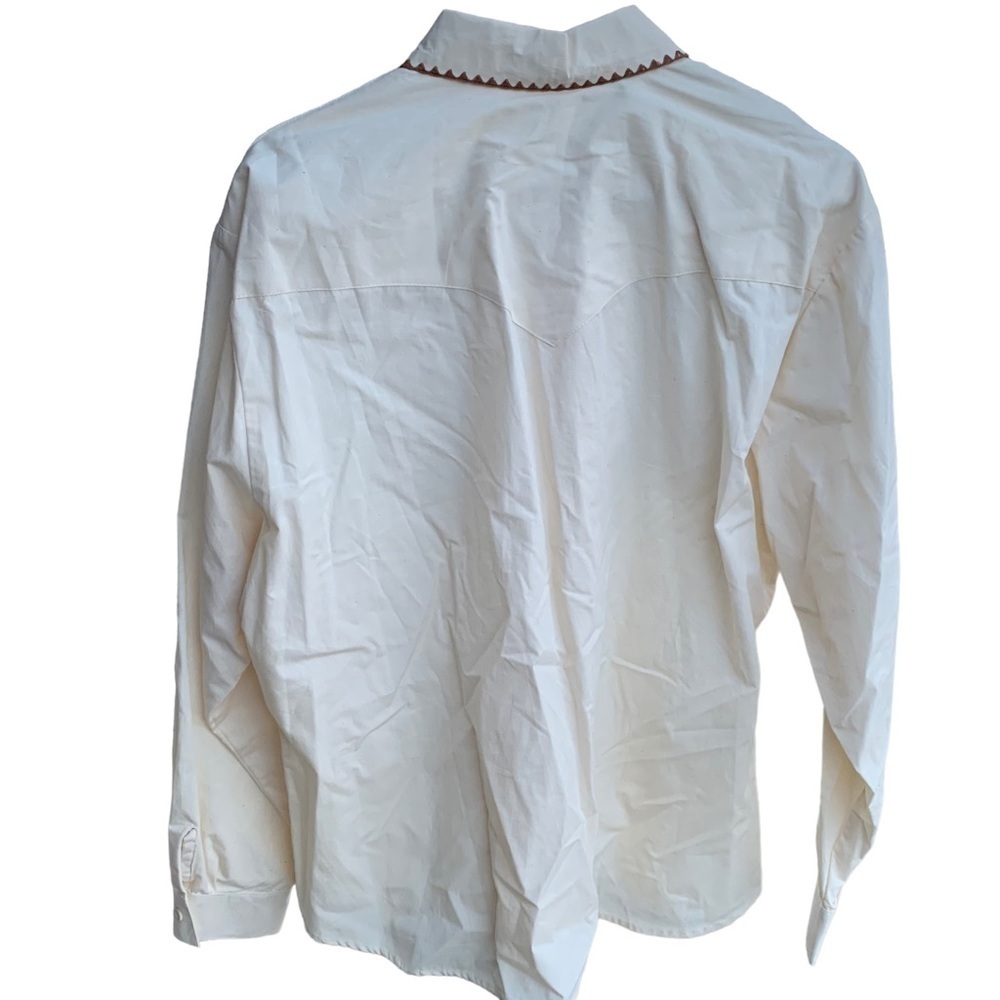 Vintage Western Cowboy Shirt Womens Rockabilly Coastal Cowgirl - Picture 6 of 6